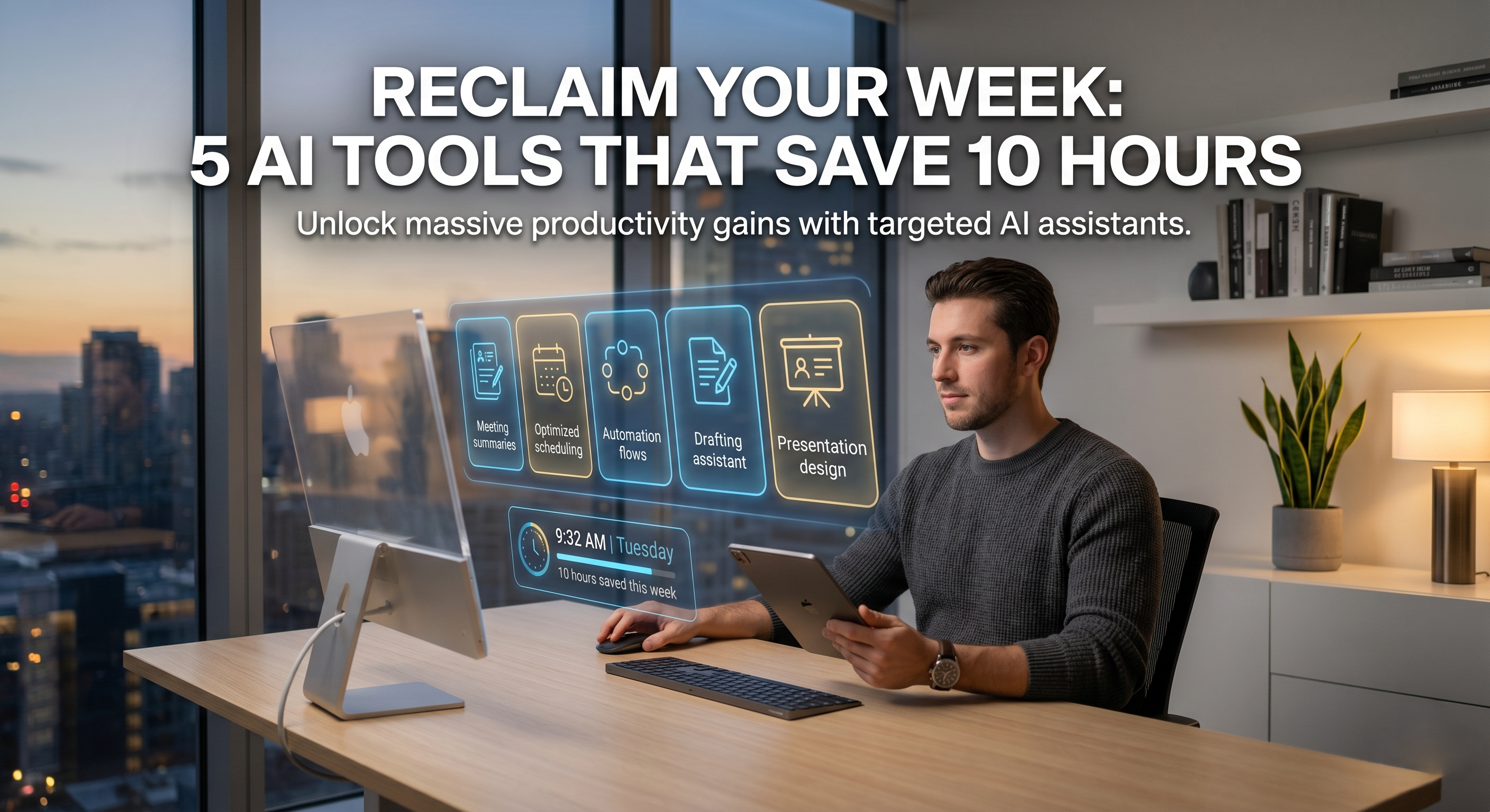 AI Tools That Will Actually Save You 10 Hours a Week
